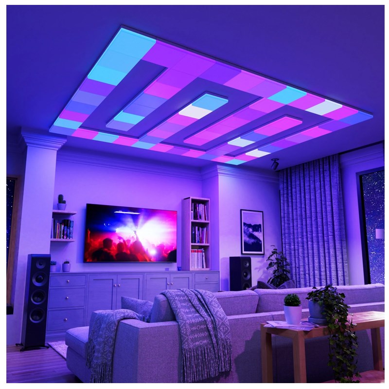 Nanoleaf Skylight Starter Kit 3 Pack Ceiling Light Panel - White Nanoleaf Skylight Starter Kit 3 Pack Ceiling Light Panel - White